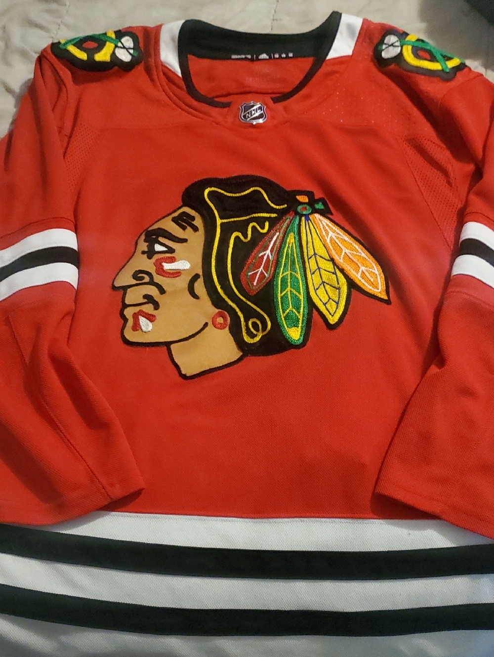 NHL Authentic Adidas Chicago Blackhawks Jersey...🏒